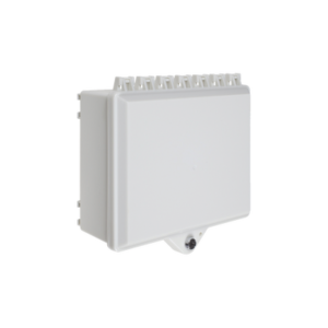 Gabinete de Policarbonato Blanco Súper Resistente, para Uso en Interior o Exterior, Cerradura con Llave