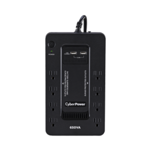 sx650u UPS de 650 VA/390 W, Topología Standby con Modo Ahorrador ECO, Entrada 120 Vca NEMA 5-15P, Con 8 Tomas NEMA 5-15R