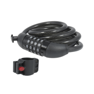 Candado de Cable de Combinación/ Longitud 100 cm / Nivel de seguridad 3/ Discos Programables.