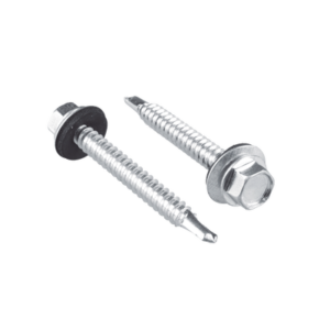 sys-phr-141 Tornillo - Pija cabeza hexagonal con rondana y punta broca #14 x 1", 100 piezas