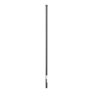 Poste de Esquina Negro de 1.2m para Cerca Electrificada de Tubo Galvanizado cal. 18 de 1"Diam. para 5 Aisladores (No incluidos).