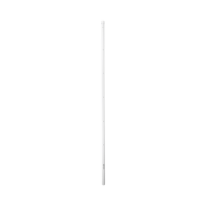Poste de Esquina para Cerca Electrificada. Tubo Galva. de 1.4 m, cal. 18 de 1" Diam. + Pintura Blanca. Ideal para 6 Aisladores