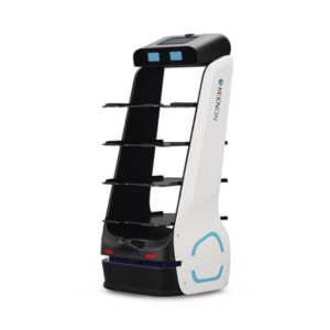 Robot para servicio de mesero o repartidor T5LB  ubicado por etiquetas en techo