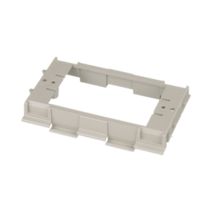 t70db-x Soporte para Montaje de Faceplates en Canaleta T70, de PVC Rígido, Color Gris Internacional