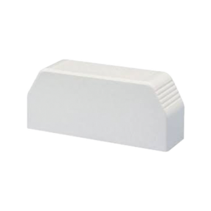 t70eciw Tapa final, para uso con canaleta T70, Material PVC Rígido, Color Blanco Mate