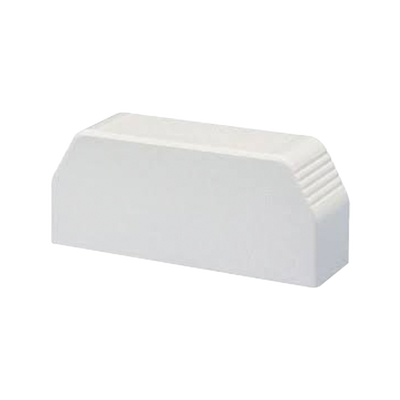 t70eciw Tapa final, para uso con canaleta T70, Material PVC Rígido, Color Blanco Mate