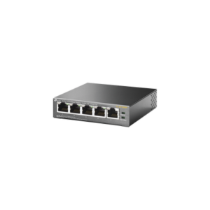 tl-sf1005p Switch PoE no Administrable de escritorio / 5 puertos 10/100 Mbps / 4 puertos PoE af/at / Presupuesto 67 W / Modo Extensor hasta 250 m / Calidad video prioritaria
