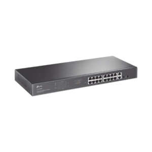tl-sg1218mp Switch no administrable de 16 puertos 10/100/1000Mbps y PoE af/at, 2 puertos SFP hasta 250W.