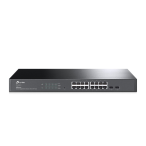 tl-sg2218 Switch Omada SDN Administrable / 16 puertos Gigabit y 2 puertos SFP / Funciones sFlow, QinQ y QoS / Administración centralizada OMADA