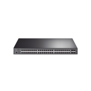 tl-sg3452xp Switch L2+ Omada PoE+ / 48 Puertos PoE+ 10/100/1000 Mbps / 4 Puertos SFP+ 10G / 2 Puertos Consola (RJ45 y microUSB) / Administración Centralizada Omada o Stand-Alone / Multicast IGMP / Calidad de Servicio / Presupuesto PoE 500W / Montaje en Rack