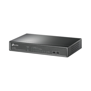 tlsf1008lp Switch PoE No Administrable de Escritorio / 8 puertos 10/100 Mbps / 4 puertos PoE af / Presupuesto 41 W / Modo extensor PoE hasta 250 metros / Calidad video prioritaria