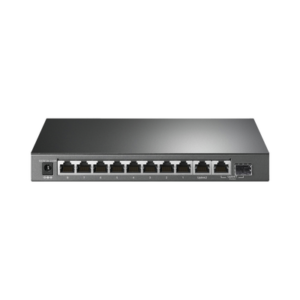 tlsg1210mp Switch PoE+ No Administrable De Escritorio 10 Puertos / 8 puertos 10/100/1000 Mbps PoE af/at Inteligiente / Presupuesto 123 W / Modo Extendido hasta 250 metros