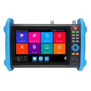 tpturbo8kbt Tester de Video Profesional | Pantalla 7"| Prueba IP/HD/Analógicas | TVI/CVI/AHD/CVBS | IP ONVIF | 4K/8K | H.264/H.265 | HDMI | PTZ | Scanner IP | TDR | Salidas 12V/24V/PoE | Activación Simultanea.