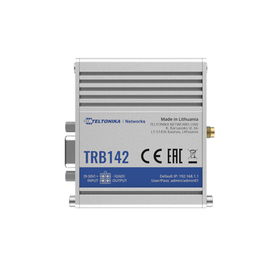 trb142 Gateway Industrial LTE 4G a Puerto Serial RS232