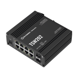 tsw202 Switch Industrial Administrable L2, 8 puertos PoE 802.3af/at, Soporta Profinet