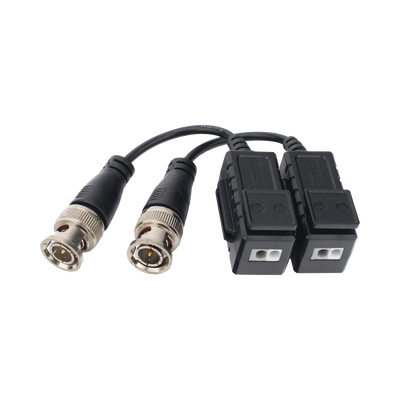 tt-101-f-turbo Kit de Transceptores (Baluns) con Terminal PUSH SUPERIOR, Resolución 4K , Cable flexible COAXIAL Blindado / COAXITRON / AUDIO POR COAXITRON / Menu OSD /Conector 100% COBRE / protección TVS, Calidad PREMIUM