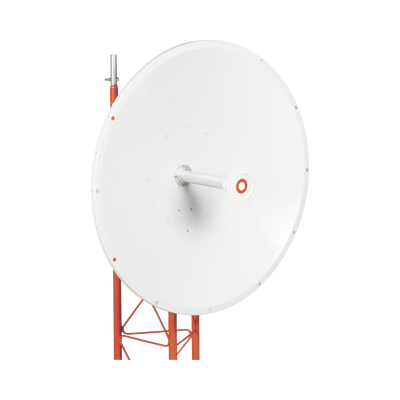 txp4865d34dp Antena direccional de 3ft, 4.9 a 6.5 GHz, Ganancia 34 dBi, Conectores N-hembra, Polarización doble, incluye montaje para torre o mástil