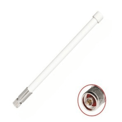 txpant2458q10vnm 1 Antena Omnidireccional / Doble Banda 2.4 GHz y 5 GHz / Ganancia 7 dBi (2.4 GHz) y 10 dBi (5 GHz) / Exterior / Polarización Vertical / Conector N Macho