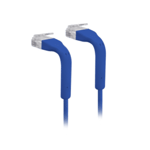 u-cable-patch-1m-rj45-bl UniFi Patch Cable Cat6 Ultradelgado GbE con Botas Flexibles, Color Azul, 1 Metro (3.28 Pies)