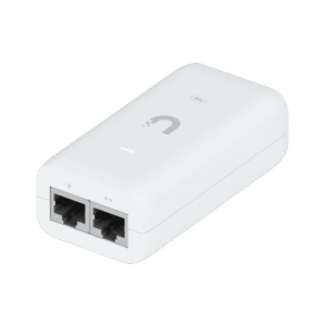u-poe-1 Adaptador PoE+ / U-PoE+ / 48V DC @ 0.65A/ hasta 30W / Gigabit LAN / Protecciones de Sobretensión
