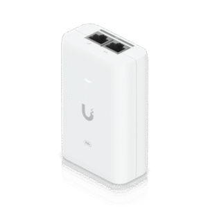 uacc-poe-2-5g Adaptador PoE+ 2.5G / hasta 30 W / 48V 0.65A / (2) Puertos RJ45 MultiGigabit 2.5G / Salida PoE+ / LED Indicador / Ideal para APs UniFi WiFi 7 / / Protección contra Sobretensiones