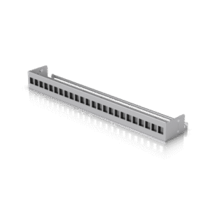 uacc-rack-panel-patch-blank-24 UACC Rack Patch Panel Blank 24 Puertos - Panel Patch Keystone 1U con Barra de Gestión de Cables y Estética Uniforme