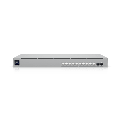 usw-pro-xg-10-poe USW Pro XG 10 PoE Switch PoE+++ Capa 3 Etherlighting™ de 10 Puertos 10GbE (Todos PoE+++) y 2 Puertos SFP+ con Disponibilidad PoE de 400W