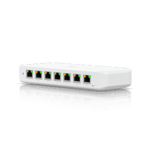 USW Ultra 210W Switch de 8 Puertos GbE (7 Puertos PoE+ y 1 Puerto Entrada PoE++) con Opciones de Montaje Versátiles