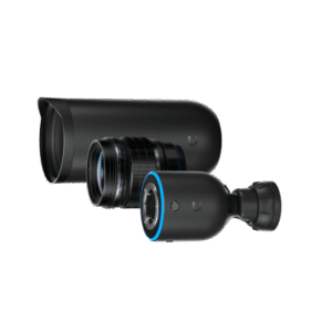 uvc-ai-dslr-ld UniFi Protect AI DSLR Long Distance – Cámara 4K PoE+ para Interior/Exterior con Sensor de Alta Sensibilidad, Lente Fija de larga distancia de 45 mm y Analítica Avanzada por IA