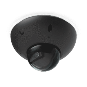 uvc-g6-dome-b UniFi G6 Dome – Cámara 4K Antivandálica y Todo Clima con Sensor de 8 MP (1/1.8”), Motor de IA Multi-TOPS y Visión Nocturna Infrarroja de Largo Alcance, Color Negro