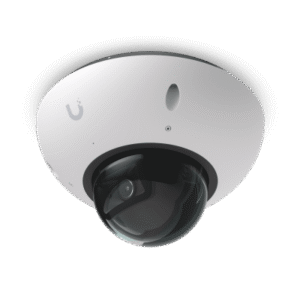 uvc-g6-dome-w UniFi G6 Dome – Cámara 4K Antivandálica y Todo Clima con Sensor de 8 MP (1/1.8”), Motor de IA Multi-TOPS y Visión Nocturna Infrarroja de Largo Alcance