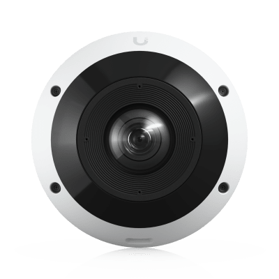 uvc-g6-pro-360-w UniFi G6 Pro 360 – Cámara Panorámica 12 MP PoE, Resistente a la Intemperie y Antivandálica con Cobertura de 360°, Zoom, Giro e Inclinación Digitales, y Visión Infrarroja Inteligente