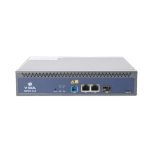 v1600gs-f OLT de 1 puerto GPON SC/UPC + 3 puertos Uplink (2 puertos Gigabit Ethernet + 1 puerto SFP/SFP+), Fuente de alimentación redundante AC/DC , hasta 128 ONUS