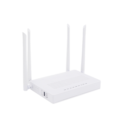 v2802-act ONU Dual GPON/EPON / Wi-Fi Doble Banda 2.4 y 5 GHz / Soporta MESH / 2 Puertos Gigabit / 1 Puerto PON SC/APC / 1 puerto CATV / Hasta 1200 Mbps vía Wi-Fi