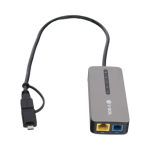v2802u ONU Bridge Dual GPON/EPON USB Portátil / 1 puerto RJ45 2.5Gbps / 1 puerto USB