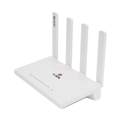 v2804-ax15-r ONU GPON/EPON con Wi-Fi 6 AX1500 / 4 Puertos Gigabit / Puerto PON SC/UPC, Hasta 1500 Mbps