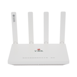 ONU GPON/EPON con Wi-Fi 6 AX1500 / 1 Puerto CATV / 4 Puertos Gigabit / Puerto PON SC/APC