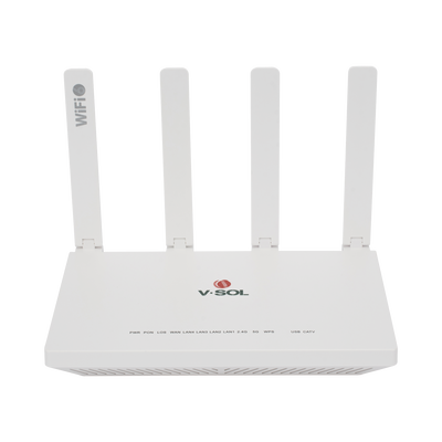 v2804-ax15t ONU GPON/EPON con Wi-Fi 6 AX1500 / 1 Puerto CATV / 4 Puertos Gigabit / Puerto PON SC/APC
