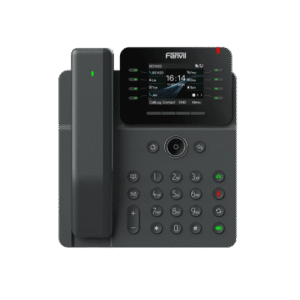 Telefono IP Handset Inalámbrico, 12 Líneas SIP, Conferencia 6 Vias, Puertos Gigabit, PoE, Pantalla 2.8