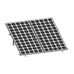 vektor8r2700 Montaje para 2 Paneles Solares, Riel "8" de 2700mm para Módulos con Espesor de 30-35mm, Velocidad de Viento Máx. 136km/h