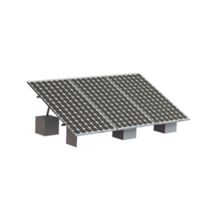 vektor8r3m Montaje para 3 Panel Solar, Riel "8" de 4050mm para Módulos con Espesor de 35mm, Velocidad de Viento Máx. 136km/h (20° a 45°)