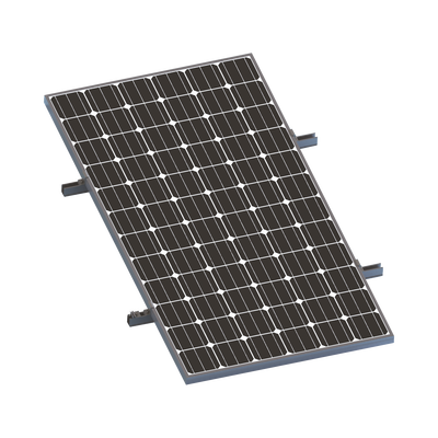vektorminikit1x1 Kit De Minirieles Para Panel Solar Arreglo 1X1 Para Instalación Plano En Lámina