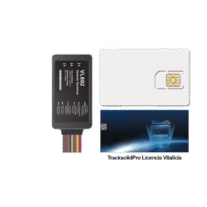vl802kit Kit localizador vehicular / 4G LTE / BLE / RS485 / Audio dos vias (requiere accesorios) / incluye SIM500MB2Y y Plataforma TrackSolidPro / Compatble con UL212 Sensor ultrasonico