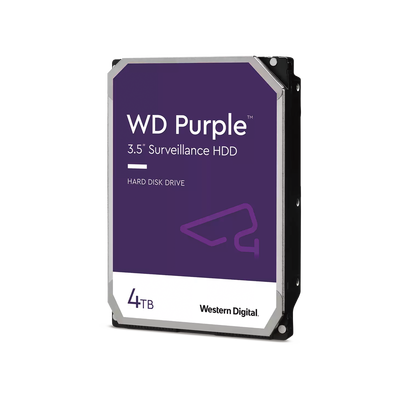 wd43purz Disco Duro PURPLE de 4TB / 3 AÑOS DE GARANTÍA / Para Videovigilancia