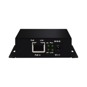 wi-pe31g Inyector PoE Extenido Industrial / PoE 802.3 af/at Hasta 30W / Conexión plug and play / Alcance de hasta 250 metros / Aplicaciones CCTV / Alimentación PoE af/at o Vcc 37-57 Vcc