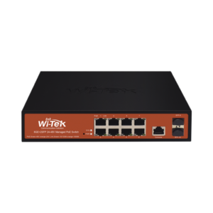 wi-pms310gf-alien Switch Administrable de 8 puertos Gigabit Ethernet con PoE 802.3 af/at y 24V Pasivo + 2 SFP Gigabit, 150 W