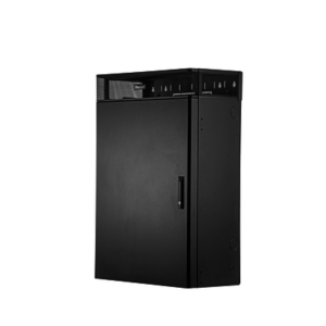 wme6bl Gabinete de Montaje en Pared TrueEdge™, Con 6 UR para Equipo Activo y 6 UR para Paneles de Parcheo, Fabricado en Acero, Color Negro