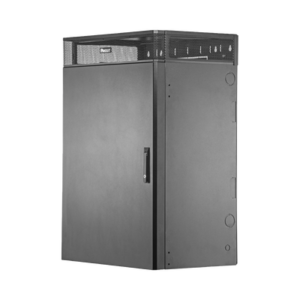 wme9bl Gabinete de Montaje en Pared TrueEdge™, Con 9 UR para Equipo Activo y 9 UR para Paneles de Parcheo, Fabricado en Acero, Color Negro