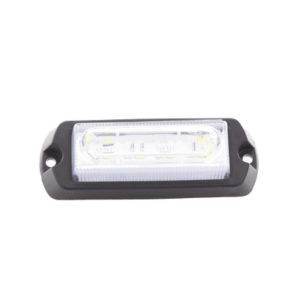 x13aw Luz Auxiliar Ultra Brillante de 8 LED, color Ámbar / Claro , con mica transparente.