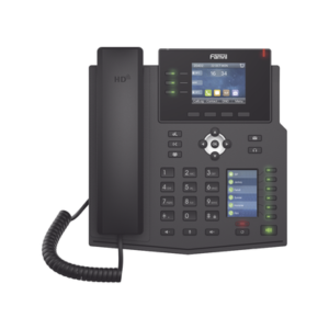 x4u Teléfono IP Empresarial con Estándares Europeos, 12 lineas SIP con pantalla a color, 30 teclas DSS/BLF, puertos Gigabit, IPv6, Opus , PoE/DC